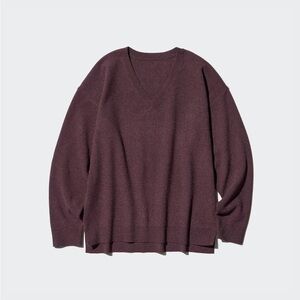 Uniqlo washable Milano set in WINE